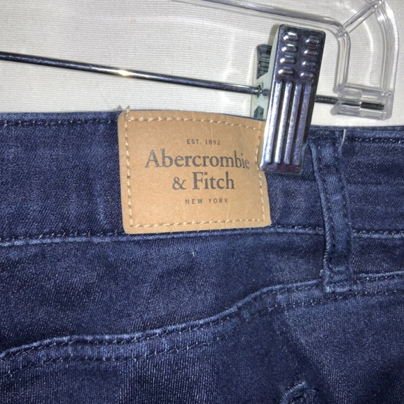 Abercrombie & Fitch jeans Sz 4S (27x 27) denim factory distressed msr - Picture 8 of 11